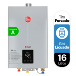Calefont 16 litros Gas licuado Tiro forzado Rheem