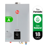Calefont 18 litros Gas natural Tiro forzado Rheem