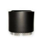 Brasero K-Fire 70 Negro Kaltemp + Base | Sin Humo Acero Inoxidable